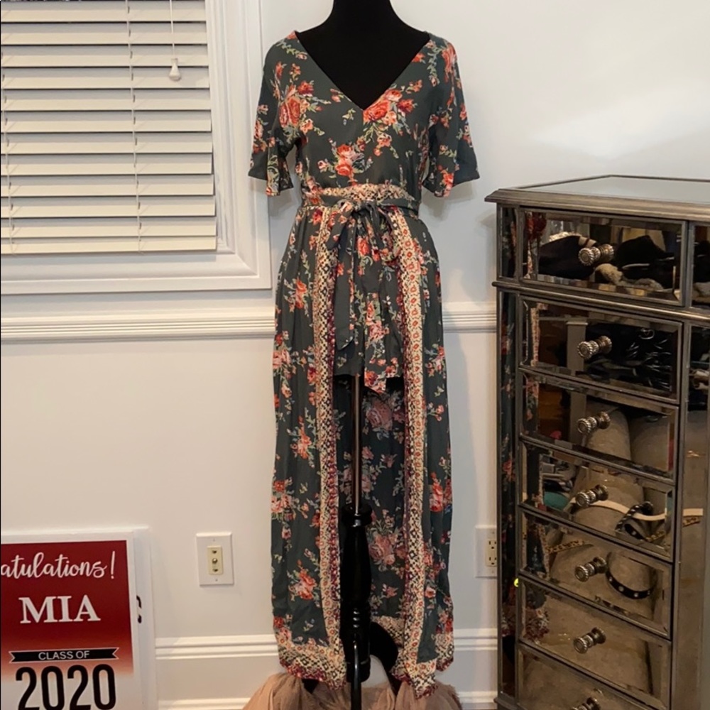 Romper with long back (NWVED BEEN WORN W TAGS)